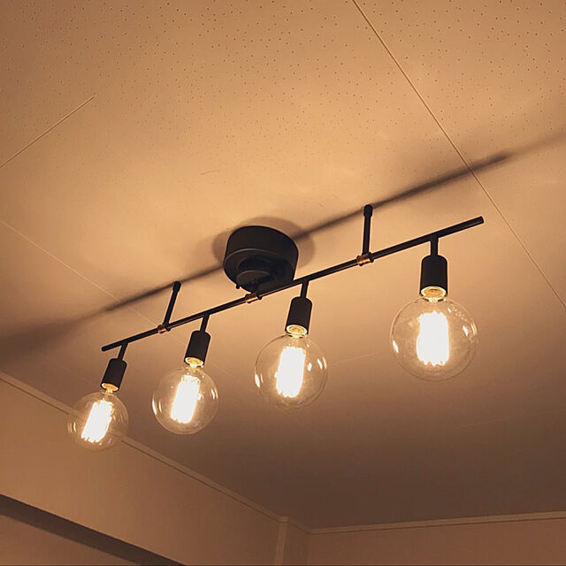 hamaaa.の-【LED電球付き】 シーリングライト 4灯 TERRIER（テリア） LED対応 6畳 8畳 ひとり暮らしの家具・インテリア写真