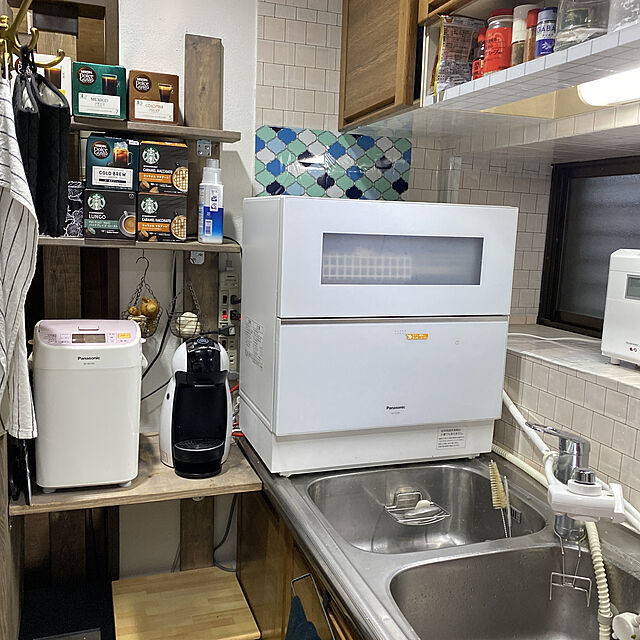 ストア ディーショップワン  店Panasonic 食器洗い乾燥機 NP-TZ300-W