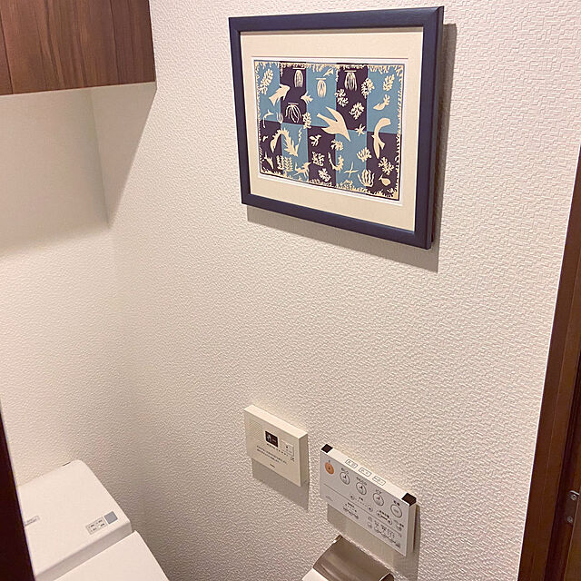 kouのアートプリントジヤパン-A.P.J. エコフレーム-Ｓ 太子サイズ（288×379mm） ブルーの家具・インテリア写真
