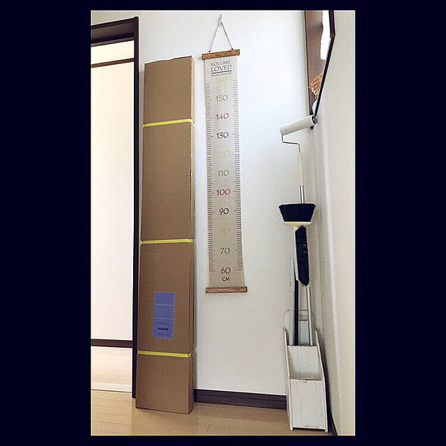 mizuの-salut!(サリュ) ホーム 身長測りタペストリー その他の家具・インテリア写真