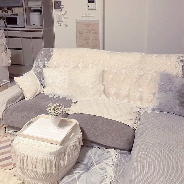 hiroの-ベッド 寝具 【2021年モデル】フィーザ スロー（ひざ掛け） 1700×1300 グレーの家具・インテリア写真