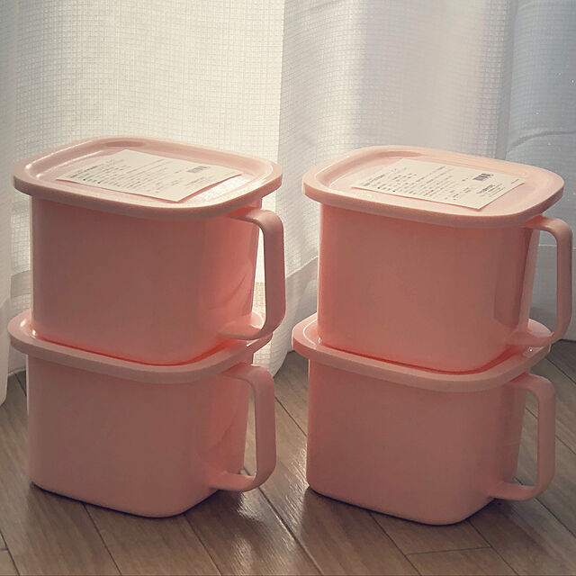 kuromiのサンカ-容器をそのまま 味噌ポット ピンク 33851の家具・インテリア写真