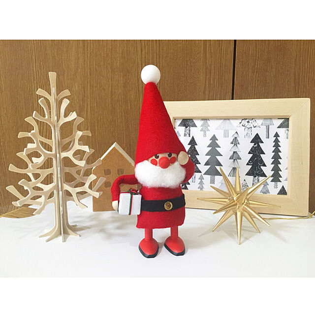 _____huu.08の-NORDIKA nisse ノルディカ ニッセ 人形 プレゼントを持ったサンタ サンタ サンタクロース クリスマス オブジェ 飾り 木製 北欧 雑貨 置物 プレゼント ギフトの家具・インテリア写真