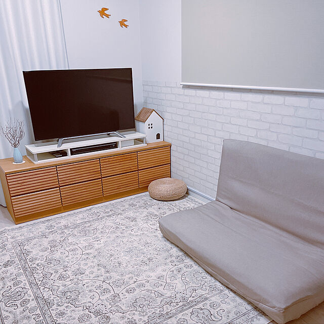 yumechanのサヤンサヤン-サヤンサヤン ペルシャ柄 ラグ ロイヤルパレス14650 195x250 3畳 クリーム ベルギー製の家具・インテリア写真