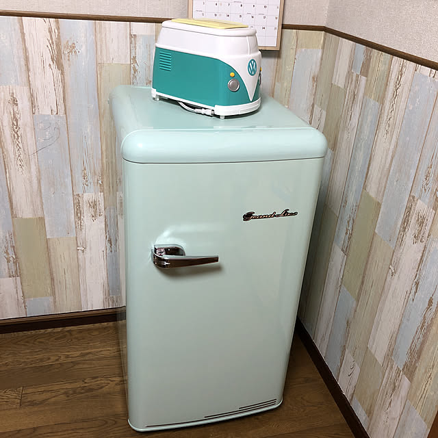 HO_Ocean.1983のエーステージ(A-stage)-冷凍庫 家庭用 小型 1ドア おしゃれ 60L 大容量 まとめ買い ストック ストッカー レトロ冷凍庫 60L GLE-F60の家具・インテリア写真