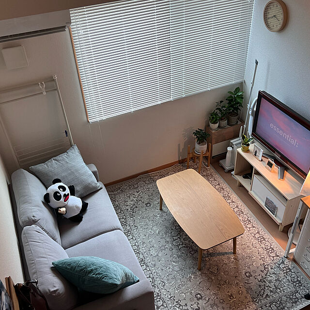 sakanaaaのイケア-【IKEA/イケア/通販】VEDBAK ヴェードベック ラグ パイル短, ライトグレー[G](00528898)の家具・インテリア写真