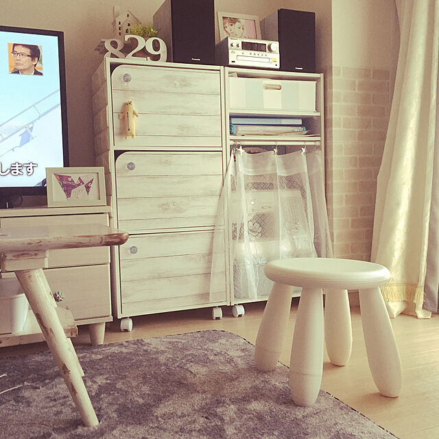 mapleのニトリ-テレビボード(フローリオ 47 WH) の家具・インテリア写真
