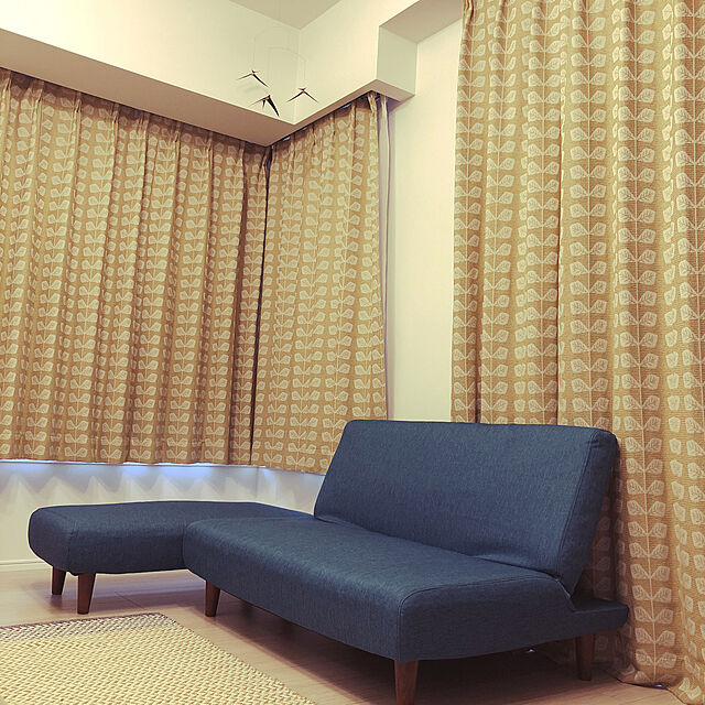 felicityのニトリ-布張りカジュアルソファ(NリバティーF GY) の家具・インテリア写真