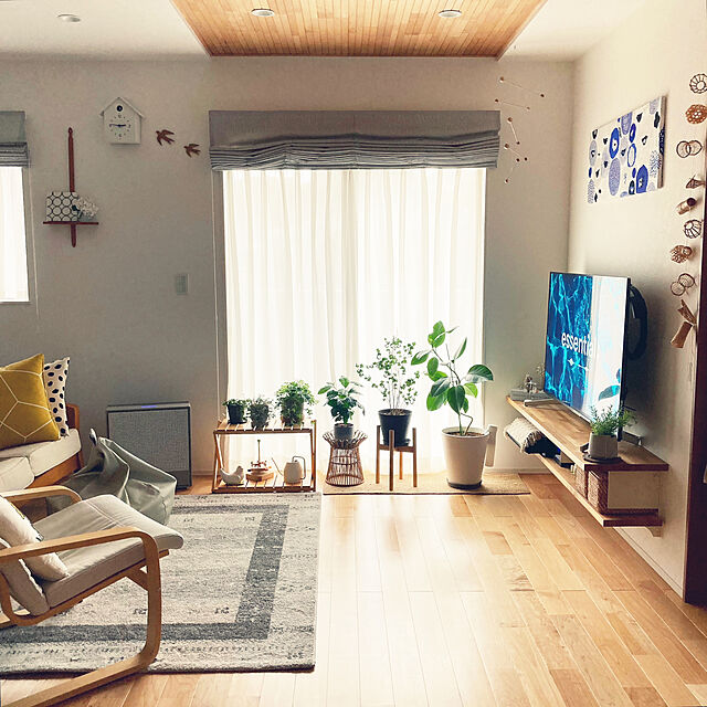 ha_ru76のイケア-POÄNG ポエング パーソナルチェア＆オットマンの家具・インテリア写真
