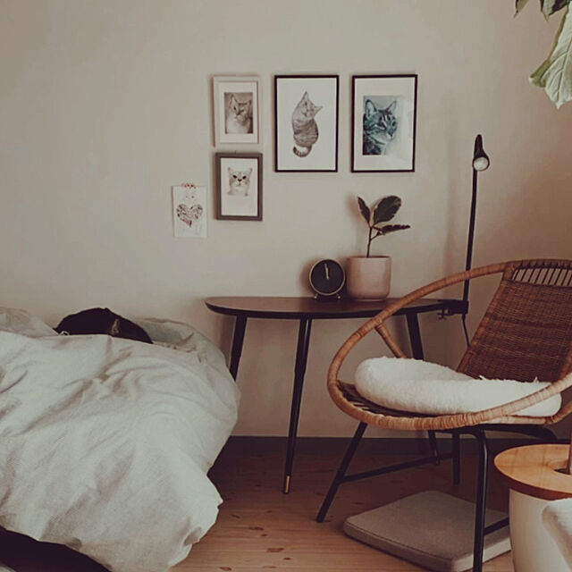 ineko_kのイケア-BERGPALM ベリパルム 掛け布団カバー＆枕カバーの家具・インテリア写真
