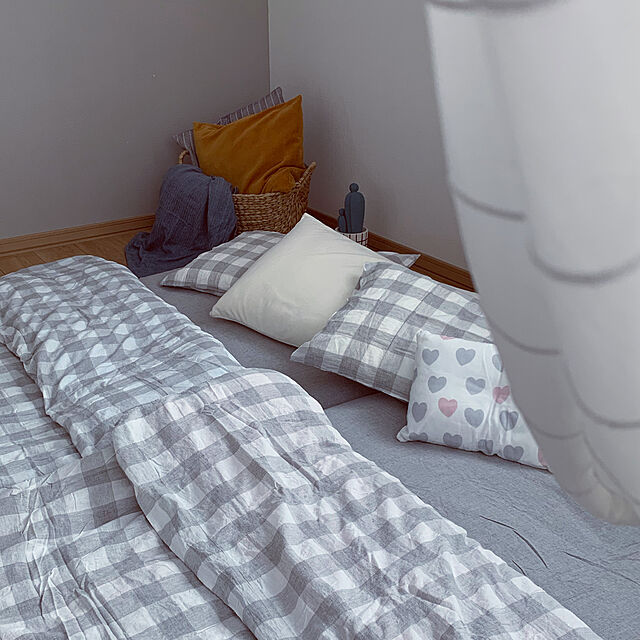 e-naのニトリ-枕カバー 子ども用サイズ(ハート PI) の家具・インテリア写真