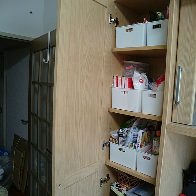 miyumiyuのニトリ-本棚セット(サラ1940DBR/扉1) の家具・インテリア写真