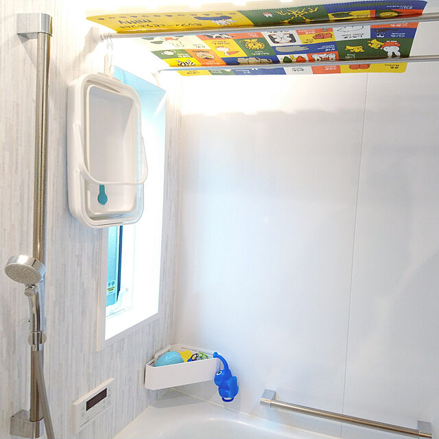 unimaruの山崎実業-マグネットバスルームコーナーおもちゃラック タワーの家具・インテリア写真