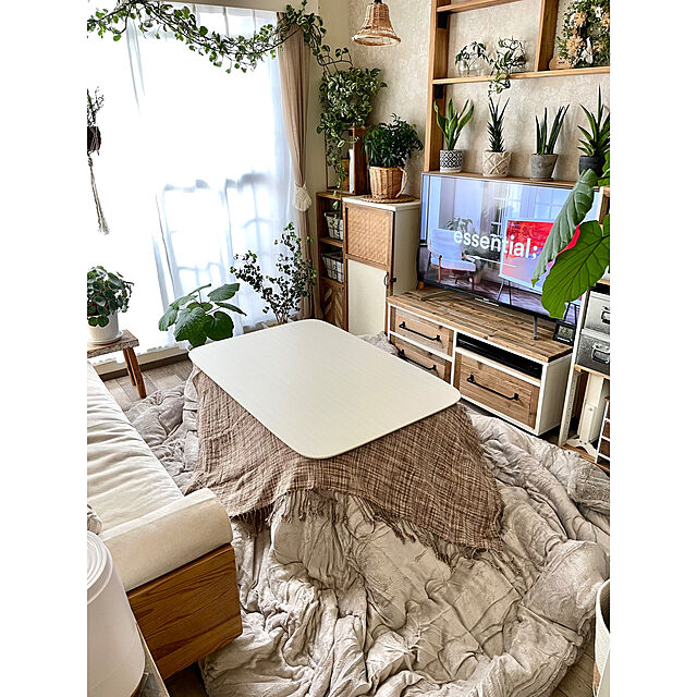 airararaのニトリ-高さが変えられる 2Wayこたつ(NV23 105 WW) の家具・インテリア写真