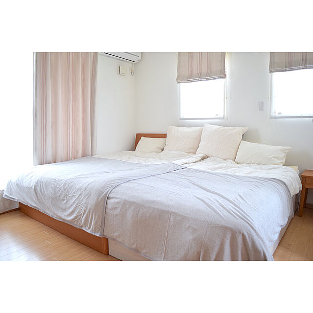 asukaのニトリ-タオルケット シングル(NクールH GYB S) の家具・インテリア写真