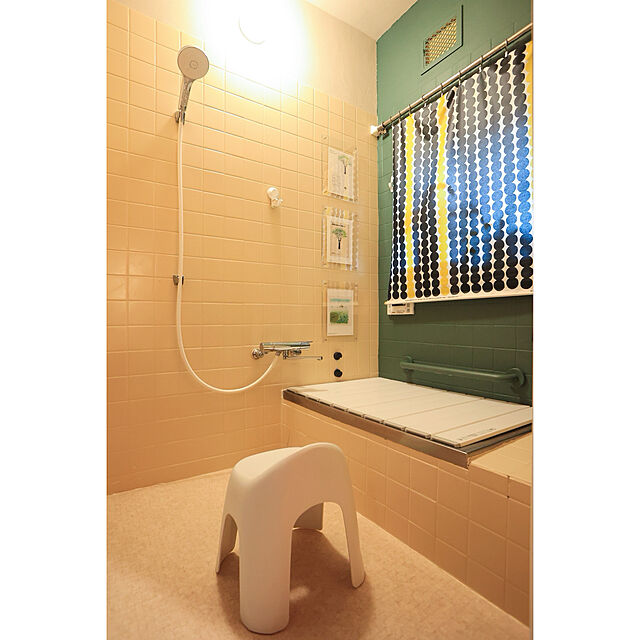 chobinonのトウリ(Toli)-東リ 浴室用床シート バスナフローレ 182ｃｍ幅 3.5 ｍｍ厚 BNF1101 アイボリー(白)の家具・インテリア写真