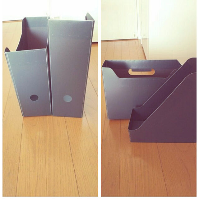 you-riの-TANOSEE　PP製ボックスファイル（組み立て式）　A4　タテ　ホワイト　1個の家具・インテリア写真