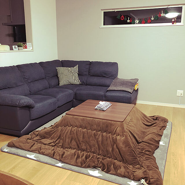 U_roomのニトリ-カジュアルこたつ(コラム 75 MBR) の家具・インテリア写真