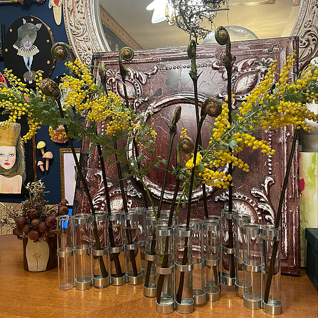 okyame-chanの-Tse＆Tse associees VASE D'AVRIL LE CLASSIQUE 四月の花器 クラシック ガラス 花器　ツェツェ アソシエの家具・インテリア写真