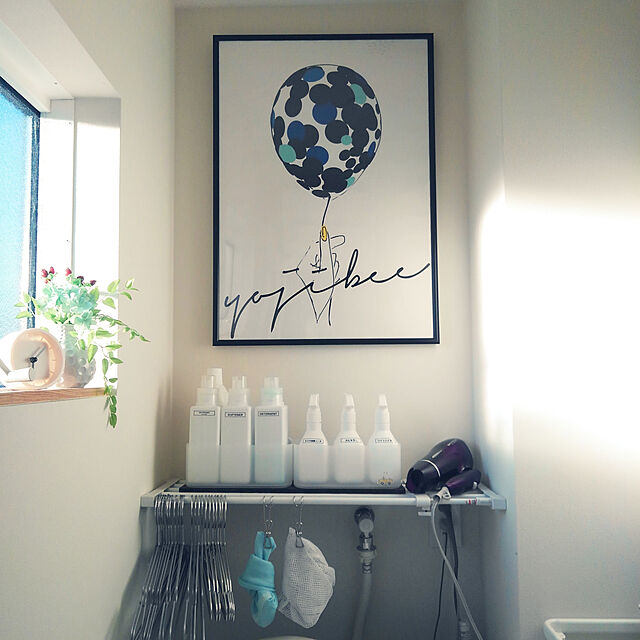 hamico.の-B3ポスター・"青い風船"の家具・インテリア写真