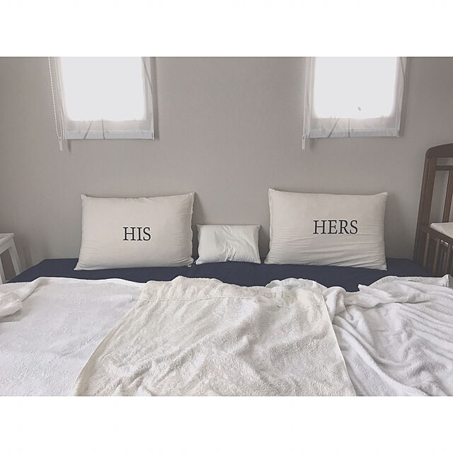 kamehammのニトリ-ジュニアサイズ くぼみ型ウォッシャブル枕(枕カバー付き2) の家具・インテリア写真