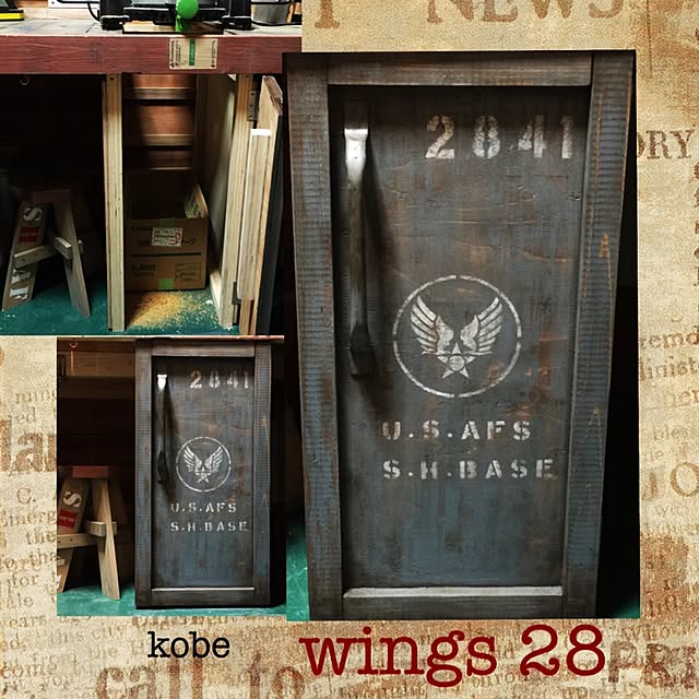 wings28のUSA-プラスチック製 ステンシル3インチ 3inchの家具・インテリア写真