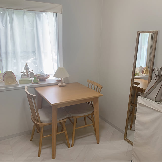 minaのニトリ-スタンドミラー Nインシス(NA)2点セット の家具・インテリア写真