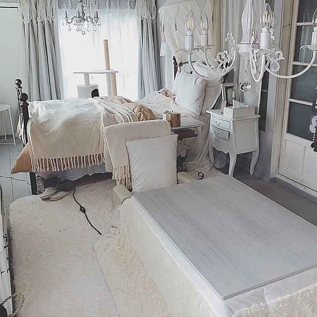 Shihoの-デスクライト テーブルランプ 壁掛け ウォールランプ フレームランプ ブラケット 額縁 アンティーク ホワイト マニフィック OB-079-1Wの家具・インテリア写真