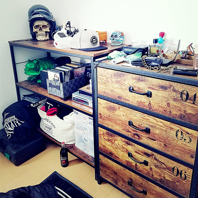 男前インテリア　アイアンシェルフ　インダストリアル　男前　ラック 108 アイアンウォールシェルフ アイアンシェルフ インダストリアル 男前