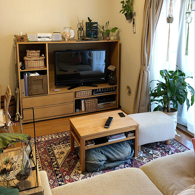 ryouyum126の無印良品-スタッキングキャビネット・幅１６２．５ｃｍ・ハイタイプ・追加セット・オーク材の家具・インテリア写真