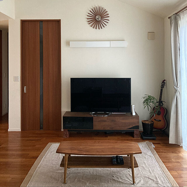 yukichi3の東谷-アポロ フォールディングテーブル W105×D45×H38 ブラウンの家具・インテリア写真