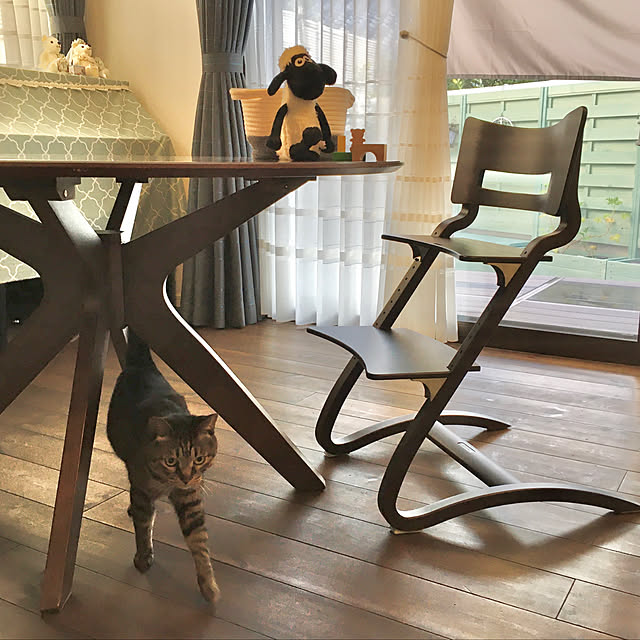 ayataroのニトリ-ダイニングテーブル(バースト120エンケイ MBR) の家具・インテリア写真