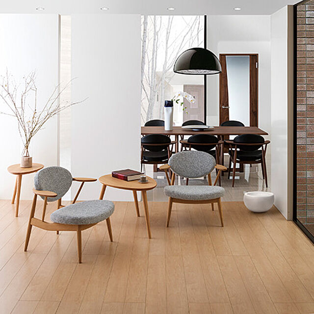 KASHIWA01の柏木工-サロンテーブル(ウォルナット/830)の家具・インテリア写真
