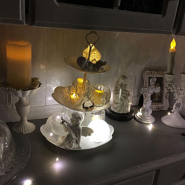 konakonaのMeily-Meily 12個セット LED キャンドル ライト 本物そっくり 無煙蝋燭 室内電飾 クリスマス パーディー 結婚式 屋外 夕飯飾り 黄色 (直径2cm × 高さ10.6cm, デザイン2)の家具・インテリア写真