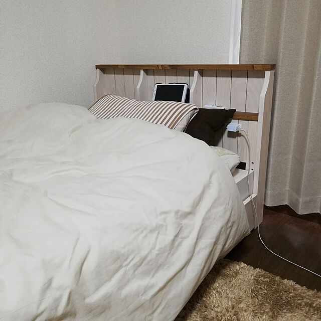 naokoのニトリ-敷きパッド シングル(ナチュラルコットン BE S) の家具・インテリア写真