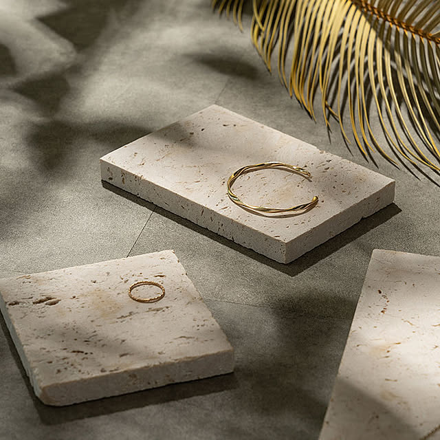 大理石プレート 天然石プレート 飾り台 盆栽棚 【公式通販】