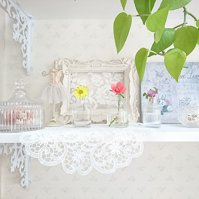 fleur-mamanの-salut!(サリュ) ライフスタイル レースドイリーフラワー30cm（ホワイト） その他の家具・インテリア写真