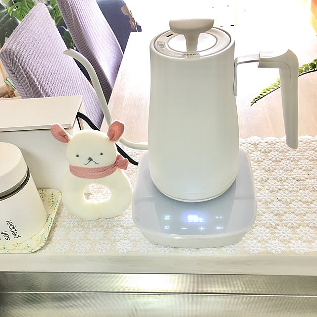 山善] 電気ケトル 電気ポット 空焚き防止機能) 0.8L カッパー (温度設定機能 細口 保温機能 ドリップ コーヒー YKG-C800(CP) 