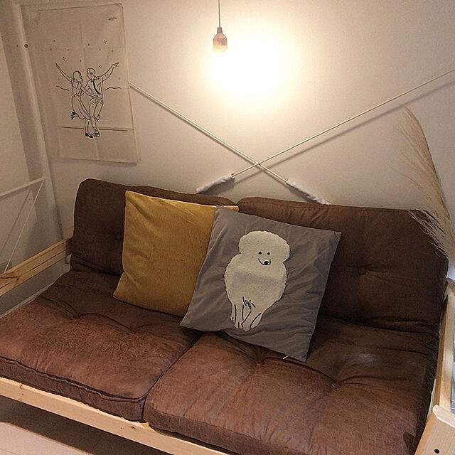 Nuのニトリ-クッションカバー(プードル) の家具・インテリア写真