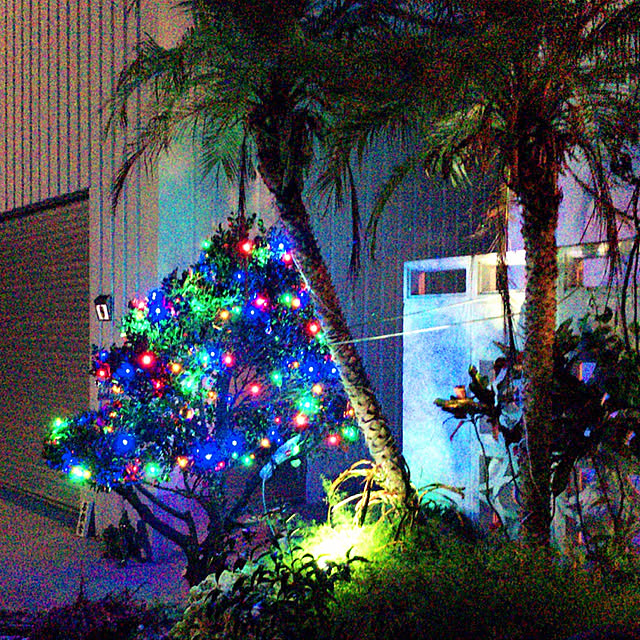 RIONのGOODGOODS-GOODGOODS イルミネーションライト LED電飾 屋外 防水 500球 30m イルミネーション クリスマス ツリーライト tree ホテル ベランダ フェンス 綺麗 屋内 装飾 雰囲気 ハロウィン 複数連結 看板 複数連結 部屋 庭 看板 フェンス 結婚式 ストリングライト 誕生日 パーティー フェアリーライト 黄色 LD55 イエローの家具・インテリア写真