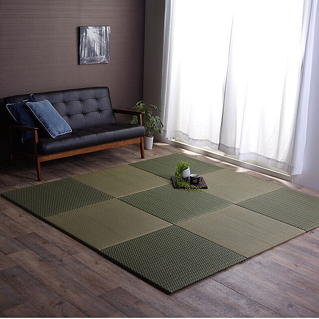 IKEHIKOのイケヒコ・コーポレーション-置き畳　ルル　60×60cm　4枚セット　【イケヒコ】の家具・インテリア写真
