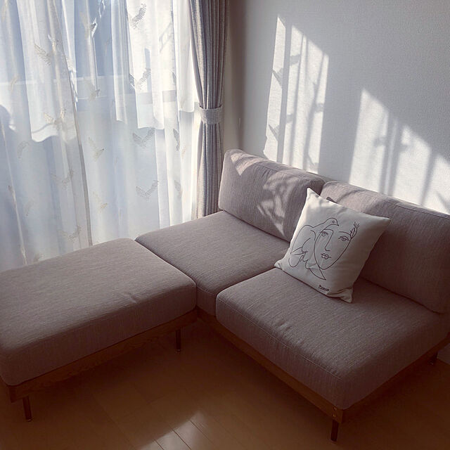 jujujuの-オットマン journal standard Furniture　ジャーナルスタンダードファニチャー LILLE OTTOMAN　リルオットマン ベージュの家具・インテリア写真