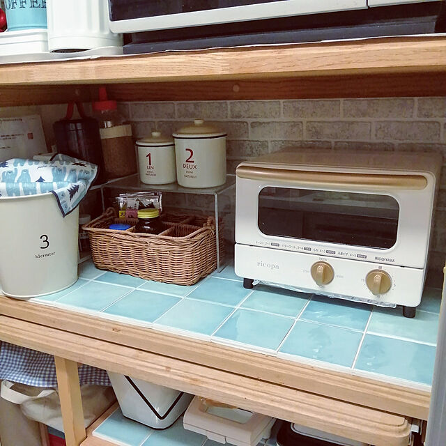 satosanのアイリスオーヤマ-アイリスオーヤマ オーブントースター トースト2枚 4段階温度調整機能付き ricopa アイボリー EOT-R1001-Cの家具・インテリア写真