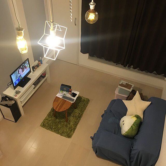 sumichuのコンポ-遮光カーテン 遮光1級 幅100cm×丈178cmの2枚組 星柄の家具・インテリア写真