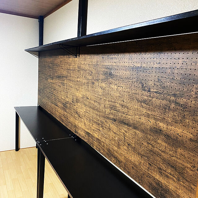 Futoのコーナン商事-コーナン オリジナル LIFELEX アイアン棚受180B 180×90mm ブラックの家具・インテリア写真