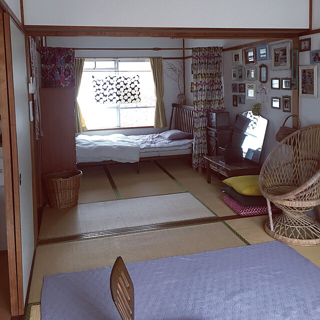rikaのニトリ-ダブルベッドフレーム(マラック MBR) の家具・インテリア写真