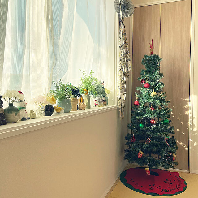 micoの-インテリア クリスマスツリー スターターセット 150cm グリーンの家具・インテリア写真