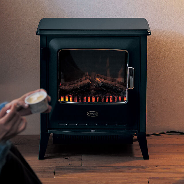 BelleMaisonの-暖炉型電気ヒーター「Lucia Black」【暖房目安3畳~8条】の家具・インテリア写真