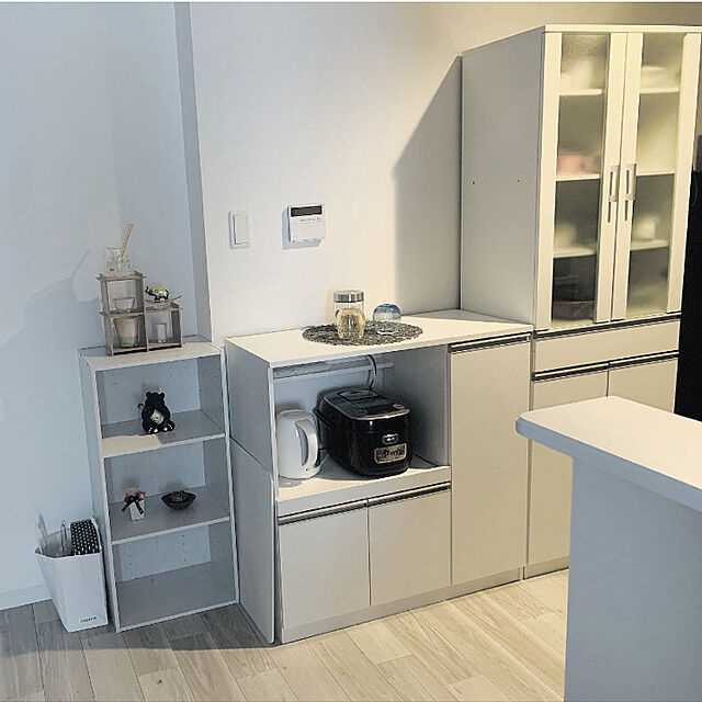 kinmamiのニトリ-食器棚(フォルムN SK1860 WH) の家具・インテリア写真