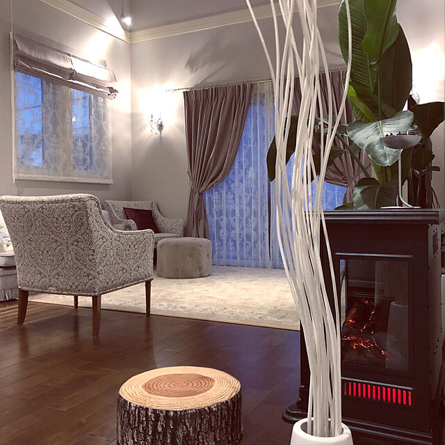 hauzarのニトリ-ワイド暖炉型ファンヒーター(NI ブラック) の家具・インテリア写真